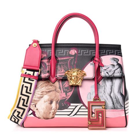 VERSACE Calfskin Palazzo Empire Pop Magna Grecia Bag 